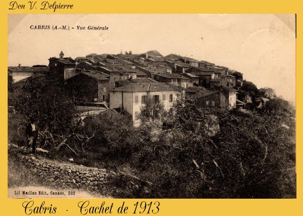 105 � Cabris  -  Cachet de 1913
