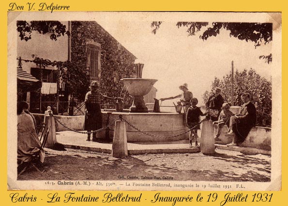 175 � Cabris  -  La Fontaine Belletrud