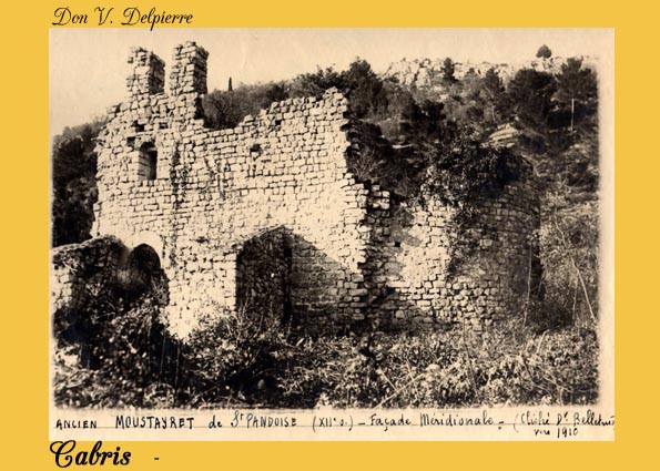 177 � Cabris � Ancien Moustayret de St Pandoise