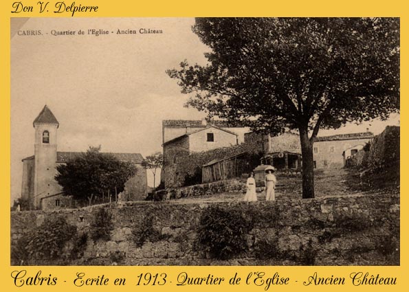 116 Cabris � Ecrite en 1913