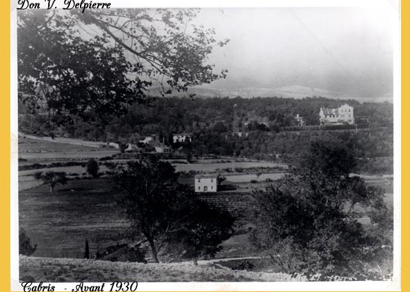 124 - Cabris  - Vue du Grand Pr� avant 1930