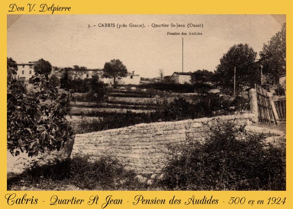 132 - Cabris  - Quartier St Jean en 1924