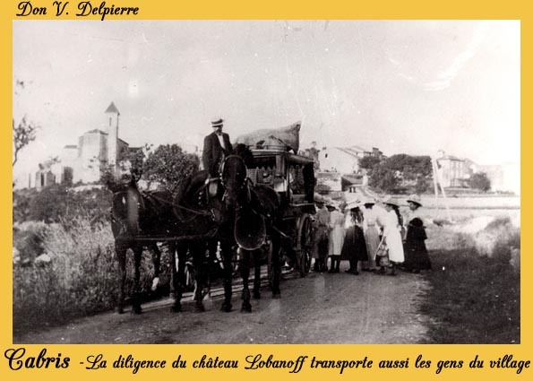 160 -Cabris � La diligence du Ch�teau Lobanoff