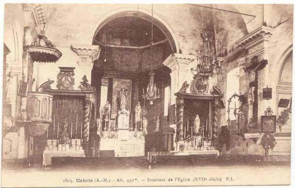 20 - Cabris  -  Int�rieur de l�Eglise