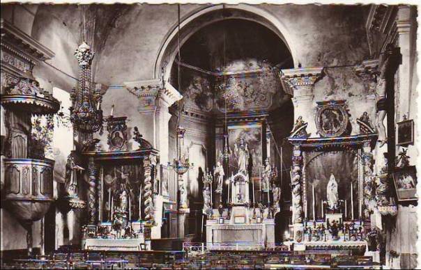 22 - Cabris  -  Int�rieur de l��glise � photo plus r�cente �